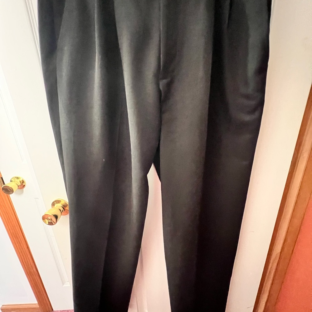 George Black Dress Pants Classic Straight-Leg